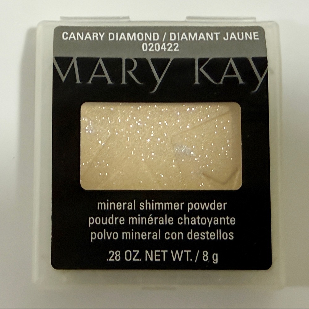 Mary Kay Mineral Shimmer Powder Women .28 oz Canary Diamond 020422 Sparkle Gold